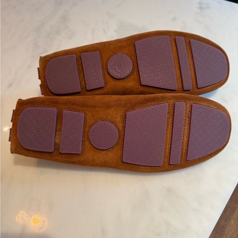 Ted Baker Brown Suede Leather Men's Loafers US 11 - Picture 8 of 12